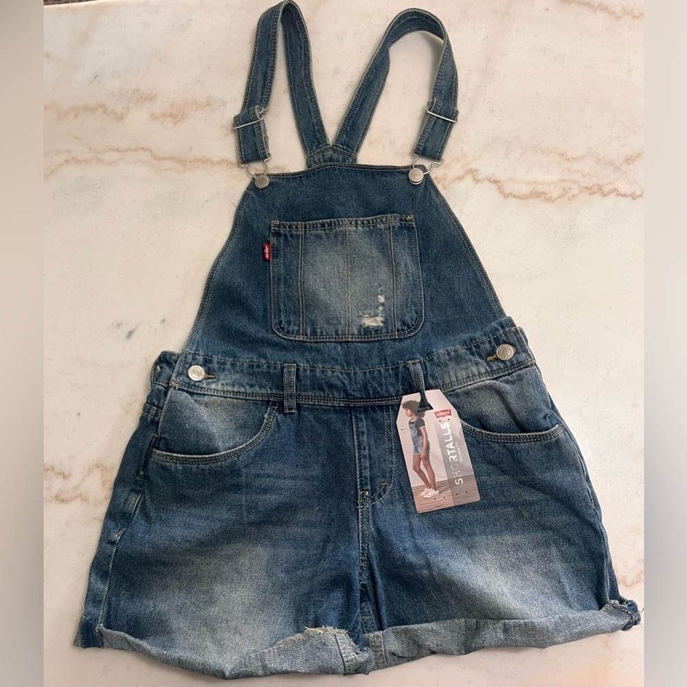 Denim Overalls with Adjustable Straps